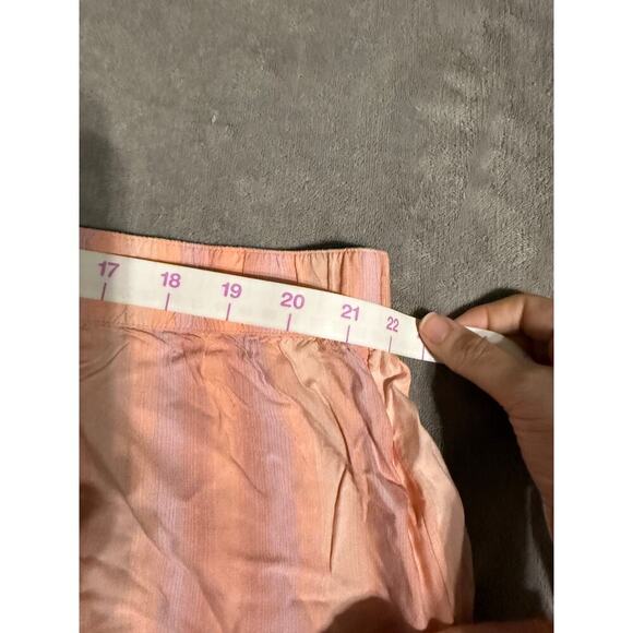 NWT BP. Nordstrom Size 3X Plus Size Women Shorts Flowy Pink Peach Striped 4” - Picture 8 of 9